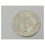 1925 Silver Peace Dollar Coin