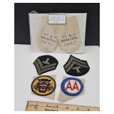 Spanish American War Powder Bags & Patches