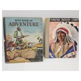 Vintage Books- Famous Indian Chiefs, Boys