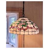 Stained Glass Lamp  Swag Lamp 20" wide