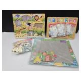 EDucational Puzzle LOT for Toddlers