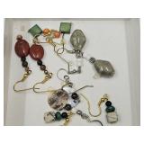 5 Beaded/Stones Earring sets