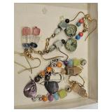 5 Beaded/Stones Earrings Sets