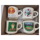 Vintage Lot Boy Scouts Coffee Mugs