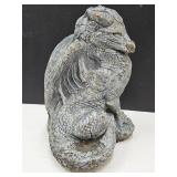 Concrete Dragon  9.5" high