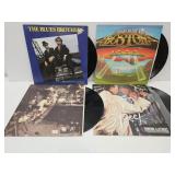 Record Albums-Boston, Blues Bros., Bowie/Jagger, +