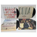 Record Albums-Led Zeppelin, Wings, AC/DC, +