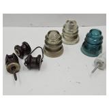 Vintage Insulators Glass Hemingray & Porcelain