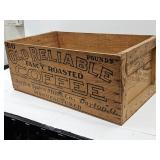 NICE Old Reliable Fancy Roasted Coffee Crate17x31