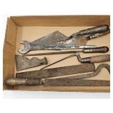 VTG Files, Spud Wrench, Hatchet Head, Pry Bar +