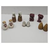 5 Sets Vintage Salt & Pepper Shakers