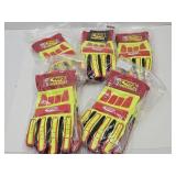 5 Pair New XXL Ringers Gloves