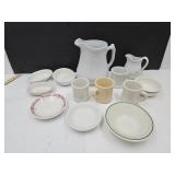 Ironstone, J Edwards, Victor Mugs +