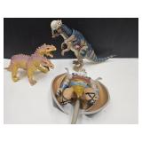 VTG 2 Headed Dragon, Hudson Gargoyal & Dinosaur