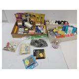 VTG Sewing Notions- Thread, Needles, Dritz, +