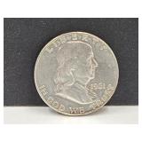 1961 D Silver Franklin Half Dollar Coin