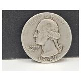 1949 Silver Quarter Coin