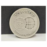 Indianapolis Sesq. Pewter Madailion