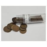50 Wheat Penny Coins