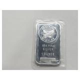 1 Oz .999 Fine Silver Bar Sealed Sunshine Minting