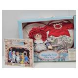 Raggedy Ann Doll w Clothes & Sealed Paper Dolls
