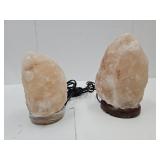 2 Hymalyan Salt Lamps