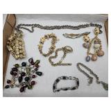 Costume Jewelry Lot, Turquoise +