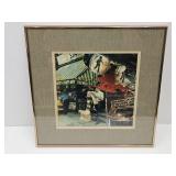 16"  Advertising Scotch Whiskey Framed Decor