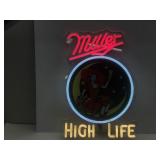 New Miller High Life LED Sign 10" x 14"