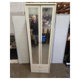 Storage Closet with Mirrors  24 x 15 x 77" high