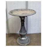 Aluminum Bird Bath  17 x 24" high