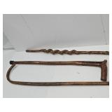 Walking Sticks, One with Marbles 32 to 36"