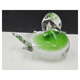 Sweden  Glass Swan Paperweight