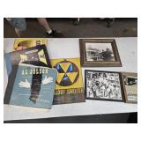 Metal Fallout Sign Muncie Fire dept. Pics., Record