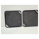 2 Cast Iron Grills, 10 1/2 " W