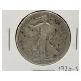 1920 S Walking Liberty Silver Half Dollar Coin