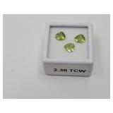 2.30 Total Carat Weight Peridot