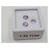 1.35 Total Carat Weight Amethyst