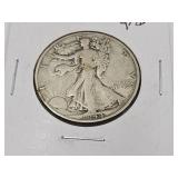 1944 S Walking Liberty Silver Half Dollar Coin