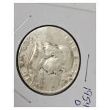 1954 D Franklin Silver Half Dollar Coin