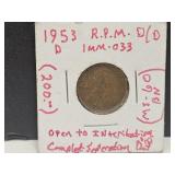 1953 D Wheat Penny  see info