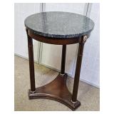 Modern Mable Top Side Table 18 x 25" high