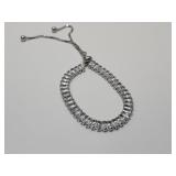 Silver & Swarovski Crystal Tennis Bracelet