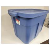 18 Gal Blue Rubbermaid Storage Tote