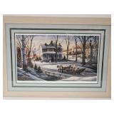" HOMEWARD BOUND" Signed Terry Redln Art 34 x24