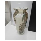 Art Glass Vase 8.5"H Monte Dunlavy