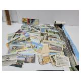 Lot VTG Post Cards- some Stamped, +