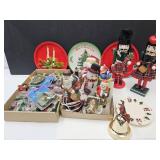 Nutcrackers &  Christmas  Decor Lot