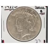 1922 D Silver Peace Dollar Coin