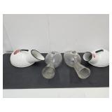 VTG Glass, Enamel, & Relief Bottles